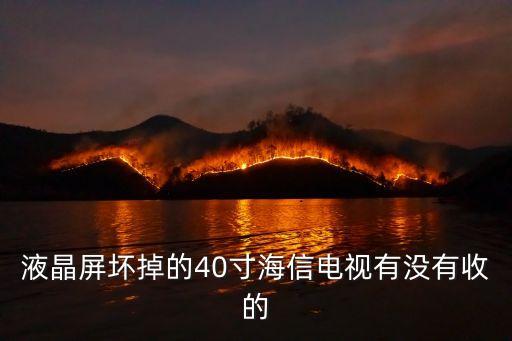 液晶屏坏掉的40寸海信电视有没有收的