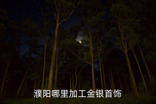 濮阳哪里加工金银首饰